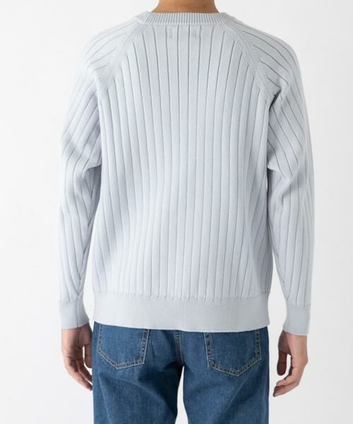 URBAN RESEARCH / アーバンリサーチ ニット・セーター | new basic COTTON CASHMERE WIDE RIB CREW NECK KNIT | 詳細11