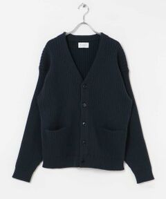 URBAN RESEARCH / アーバンリサーチ カーディガン・ボレロ | new basic COTTON CASHMERE WIDE RIB CARDIGAN