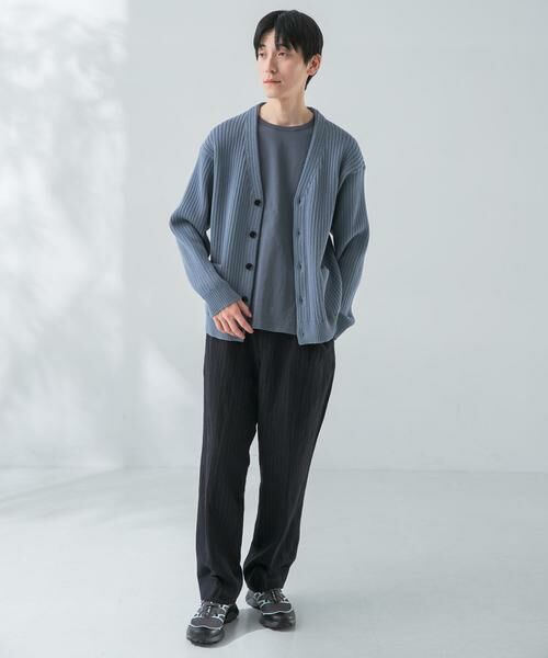 URBAN RESEARCH / アーバンリサーチ カーディガン・ボレロ | new basic COTTON CASHMERE WIDE RIB CARDIGAN | 詳細13