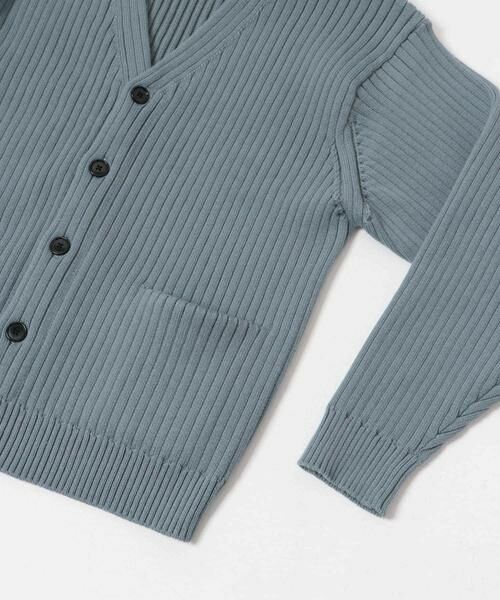 URBAN RESEARCH / アーバンリサーチ カーディガン・ボレロ | new basic COTTON CASHMERE WIDE RIB CARDIGAN | 詳細16