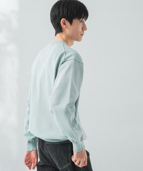 URBAN RESEARCH / アーバンリサーチ ニット・セーター | ガス焼きシルケットクルーネック | 詳細3