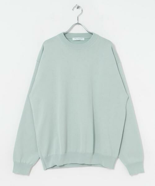 URBAN RESEARCH / アーバンリサーチ ニット・セーター | ガス焼きシルケットクルーネック | 詳細8