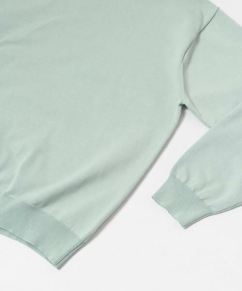 URBAN RESEARCH / アーバンリサーチ ニット・セーター | ガス焼きシルケットクルーネック | 詳細9