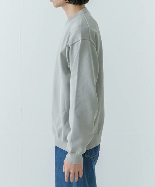 URBAN RESEARCH / アーバンリサーチ ニット・セーター | ガス焼きシルケットクルーネック | 詳細13