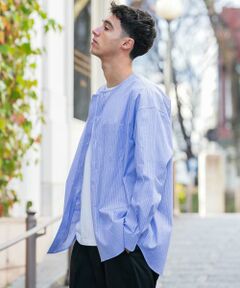 URBAN RESEARCH / アーバンリサーチ シャツ・ブラウス | new basic THOMAS MASON NOCOLLAR SHIRTS
