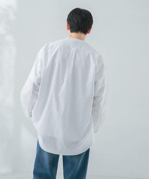 URBAN RESEARCH / アーバンリサーチ シャツ・ブラウス | new basic THOMAS MASON NOCOLLAR SHIRTS | 詳細10