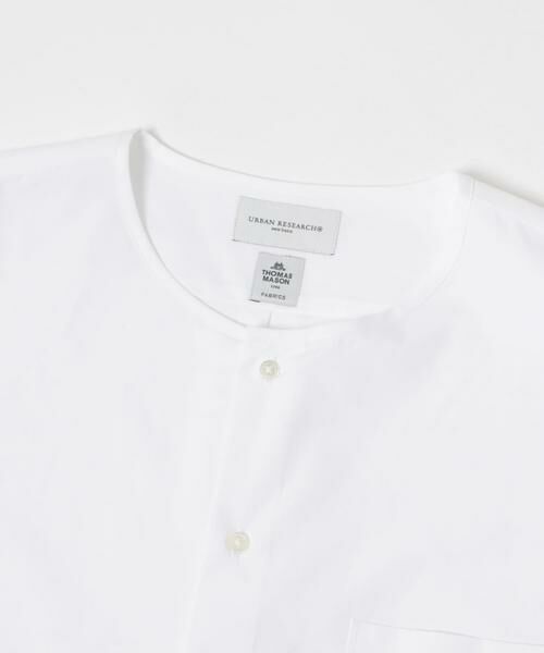 URBAN RESEARCH / アーバンリサーチ シャツ・ブラウス | new basic THOMAS MASON NOCOLLAR SHIRTS | 詳細15