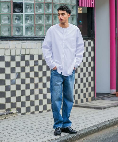 URBAN RESEARCH / アーバンリサーチ シャツ・ブラウス | new basic THOMAS MASON NOCOLLAR SHIRTS | 詳細5