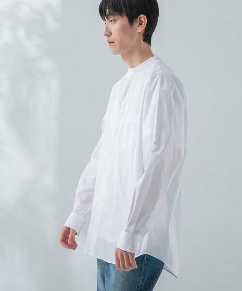 URBAN RESEARCH / アーバンリサーチ シャツ・ブラウス | new basic THOMAS MASON NOCOLLAR SHIRTS | 詳細9