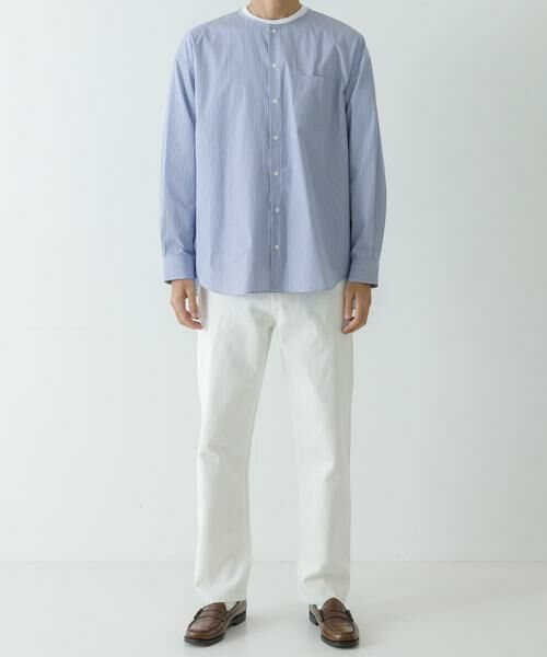 URBAN RESEARCH / アーバンリサーチ シャツ・ブラウス | new basic THOMAS MASON NOCOLLAR SHIRTS | 詳細29