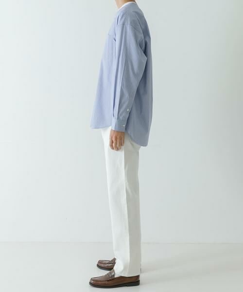 URBAN RESEARCH / アーバンリサーチ シャツ・ブラウス | new basic THOMAS MASON NOCOLLAR SHIRTS | 詳細30