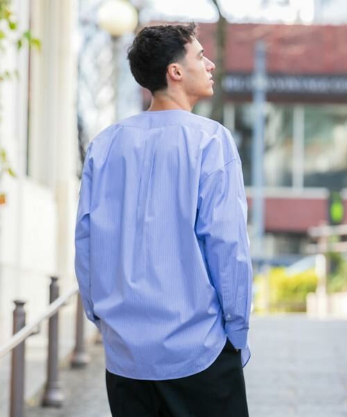 URBAN RESEARCH / アーバンリサーチ シャツ・ブラウス | new basic THOMAS MASON NOCOLLAR SHIRTS | 詳細19