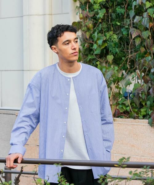 URBAN RESEARCH / アーバンリサーチ シャツ・ブラウス | new basic THOMAS MASON NOCOLLAR SHIRTS | 詳細20