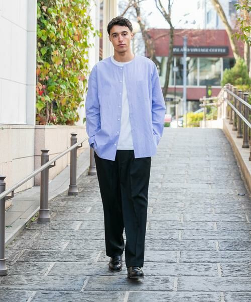 URBAN RESEARCH / アーバンリサーチ シャツ・ブラウス | new basic THOMAS MASON NOCOLLAR SHIRTS | 詳細21