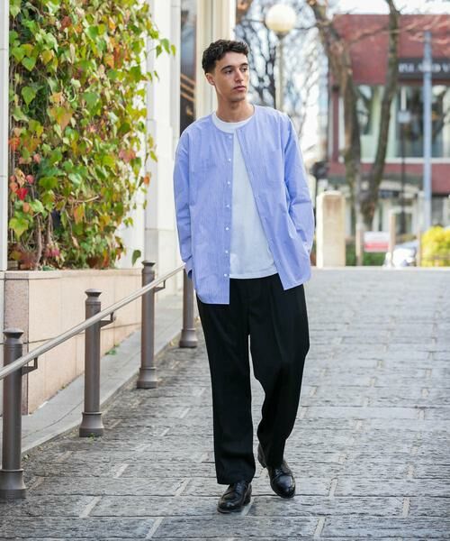 URBAN RESEARCH / アーバンリサーチ シャツ・ブラウス | new basic THOMAS MASON NOCOLLAR SHIRTS | 詳細22