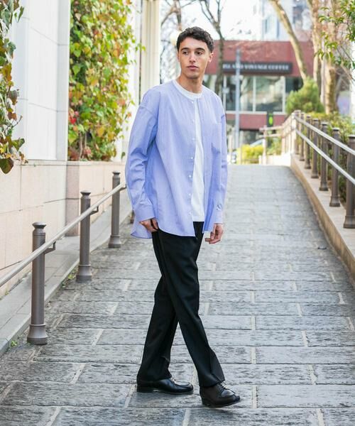 URBAN RESEARCH / アーバンリサーチ シャツ・ブラウス | new basic THOMAS MASON NOCOLLAR SHIRTS | 詳細23