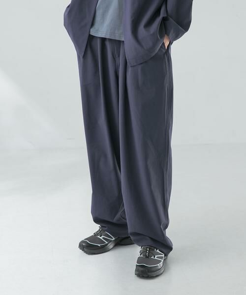 URBAN RESEARCH/アーバンリサーチ 『セットアップ対応』『マシンウォッシャブル』ST WASHABLE WOOL EASY PANTS ブルー系その他 L URBAN RESEARCH/アーバンリサーチ 『セットアップ対応』『マシンウォッシャブル』ST WASHABLE WOOL EASY PANTS ブルー系その他 L