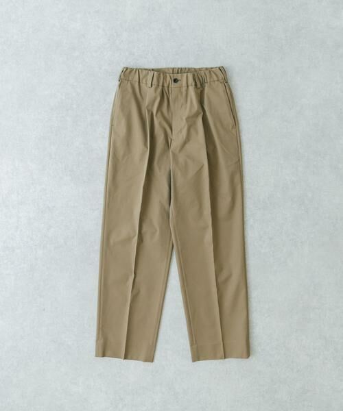URBAN RESEARCH/アーバンリサーチ 『セットアップ対応』『マシンウォッシャブル』CLEAN DYE TWILL PANTS ベージュ L