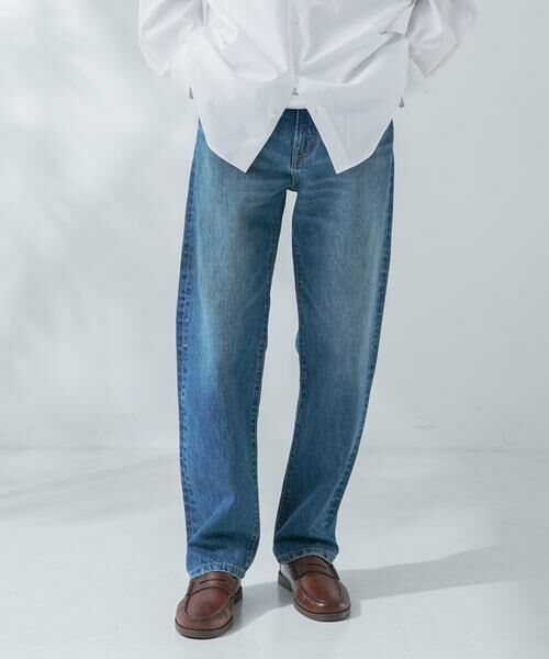 URBAN RESEARCH/アーバンリサーチ DENIM STRAIGHT PANTS インディゴブルー L URBAN RESEARCH/アーバンリサーチ DENIM STRAIGHT PANTS インディゴブルー L