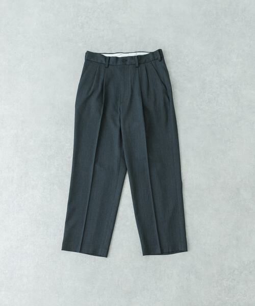URBAN RESEARCH/アーバンリサーチ new basic ウールツイルワイドスラックス チャコールグレー M URBAN RESEARCH/アーバンリサーチ new basic ウールツイルワイドスラックス チャコールグレー M