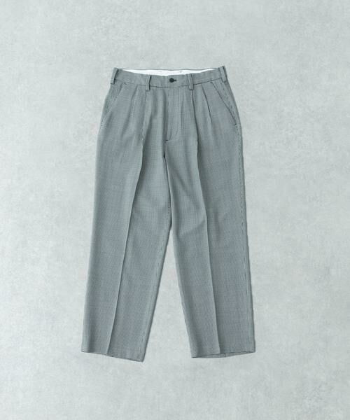 URBAN RESEARCH/アーバンリサーチ new basic ウールツイルワイドスラックス チェック M URBAN RESEARCH/アーバンリサーチ new basic ウールツイルワイドスラックス チェック M
