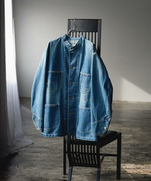 URBAN RESEARCH / アーバンリサーチ その他アウター | new basic 10oz DENIM STAND COVERALL | 詳細7