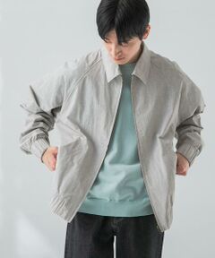 新品タグ付き【 アーバンリサーチ 】ショートライトブルゾン ネイビー URBAN RESEARCH DOORS（アーバンリサーチドアーズ）の「『S