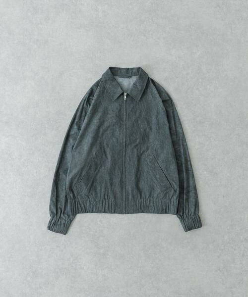 URBAN RESEARCH/アーバンリサーチ 『セットアップ対応』MADARA MIST COTTON BLOUSON チャコールグレー M