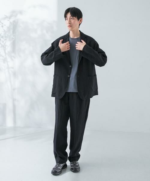 URBAN RESEARCH / アーバンリサーチ その他アウター | 『セットアップ対応』new basic Wool/Linen jacket | 詳細3