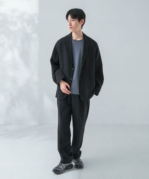 URBAN RESEARCH / アーバンリサーチ その他アウター | 『セットアップ対応』new basic Wool/Linen jacket | 詳細4
