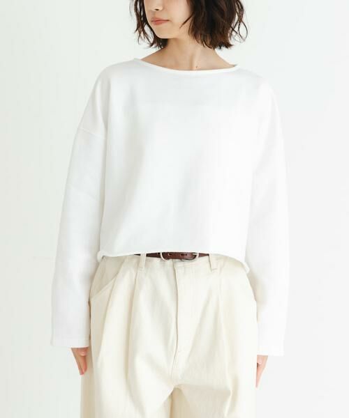 URBAN RESEARCH / アーバンリサーチ スウェット | 『MADE IN JAPAN』ショート丈カットオフスウェット | 詳細8