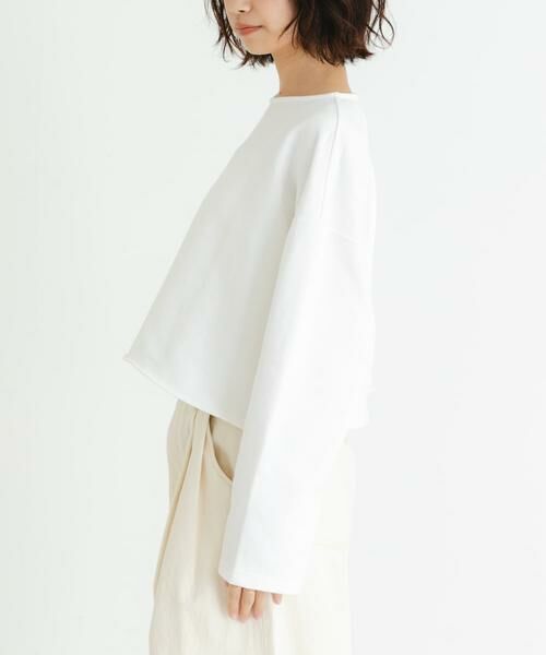 URBAN RESEARCH / アーバンリサーチ スウェット | 『MADE IN JAPAN』ショート丈カットオフスウェット | 詳細9