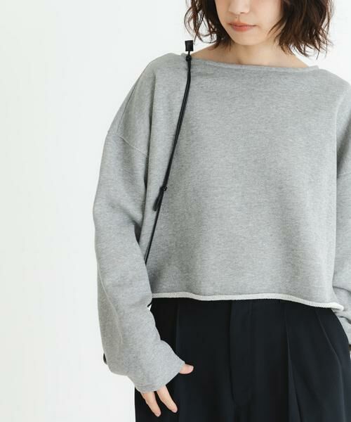 URBAN RESEARCH / アーバンリサーチ スウェット | 『MADE IN JAPAN』ショート丈カットオフスウェット | 詳細14