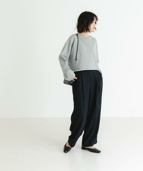 URBAN RESEARCH / アーバンリサーチ スウェット | 『MADE IN JAPAN』ショート丈カットオフスウェット | 詳細19