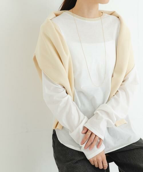 URBAN RESEARCH / アーバンリサーチ Tシャツ | 『MADE IN JAPAN』リンガーロングスリーブカットソー | 詳細2