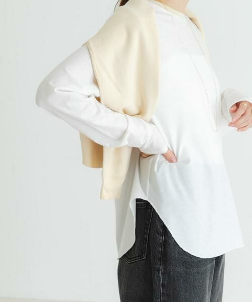 URBAN RESEARCH / アーバンリサーチ Tシャツ | 『MADE IN JAPAN』リンガーロングスリーブカットソー | 詳細4