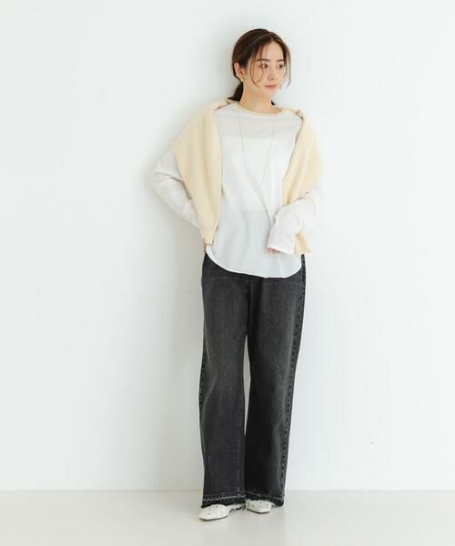 URBAN RESEARCH / アーバンリサーチ Tシャツ | 『MADE IN JAPAN』リンガーロングスリーブカットソー | 詳細6