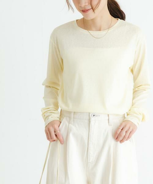 URBAN RESEARCH / アーバンリサーチ Tシャツ | クルーネックシアースラブカットソー | 詳細1