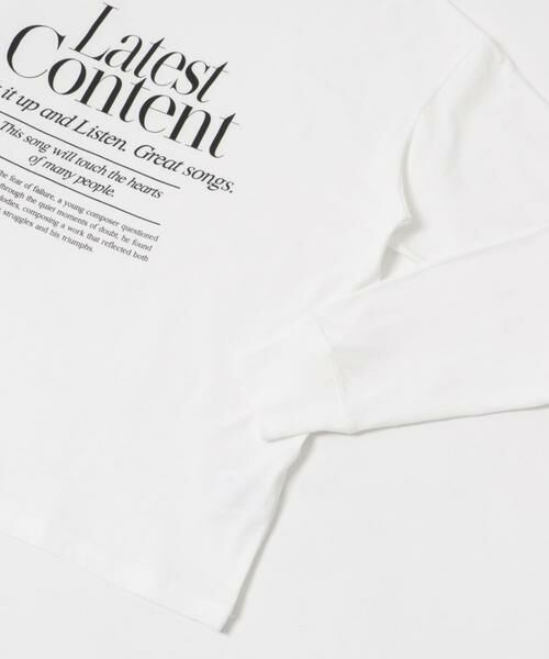 URBAN RESEARCH / アーバンリサーチ Tシャツ | グラフィックロングスリーブカットソー | 詳細13