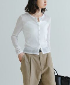 URBAN RESEARCH / アーバンリサーチ カーディガン・ボレロ | 『MADE IN JAPAN』シアーテレコショートカーディガン