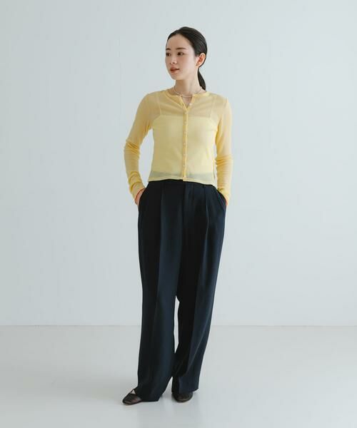 URBAN RESEARCH / アーバンリサーチ カーディガン・ボレロ | 『MADE IN JAPAN』シアーテレコショートカーディガン | 詳細7