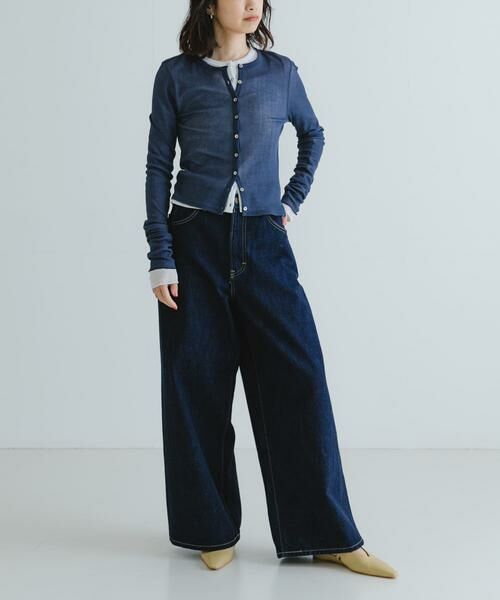 URBAN RESEARCH / アーバンリサーチ カーディガン・ボレロ | 『MADE IN JAPAN』シアーテレコショートカーディガン | 詳細16