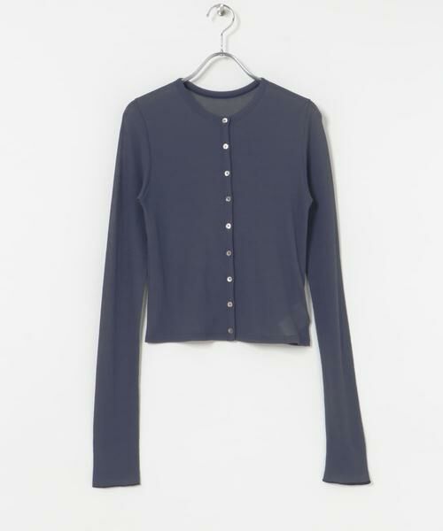URBAN RESEARCH / アーバンリサーチ カーディガン・ボレロ | 『MADE IN JAPAN』シアーテレコショートカーディガン | 詳細17