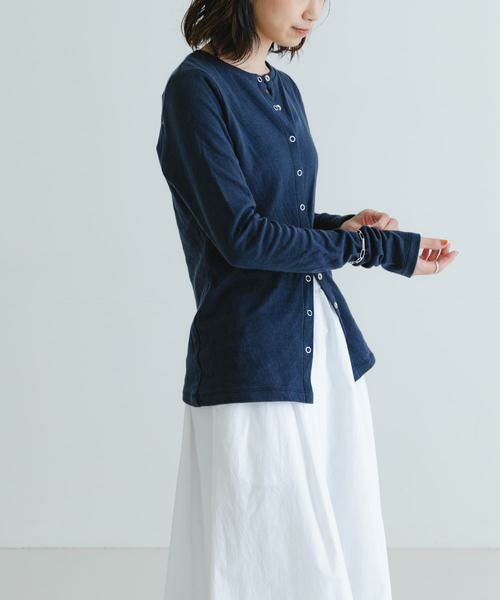 URBAN RESEARCH / アーバンリサーチ カーディガン・ボレロ | 『MADE IN JAPAN』セッケツクルーネックカーディガン | 詳細4