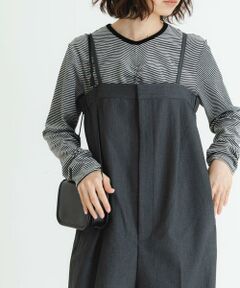 URBAN RESEARCH / アーバンリサーチ Tシャツ | 『MADE IN JAPAN』ベロアボーダーシャーリングカットソー