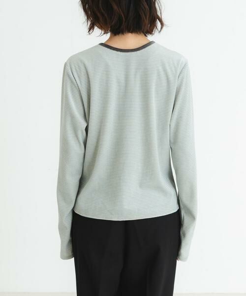 URBAN RESEARCH / アーバンリサーチ Tシャツ | 『MADE IN JAPAN』ベロアボーダーシャーリングカットソー | 詳細19