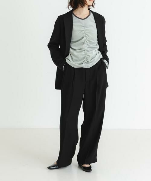 URBAN RESEARCH / アーバンリサーチ Tシャツ | 『MADE IN JAPAN』ベロアボーダーシャーリングカットソー | 詳細15