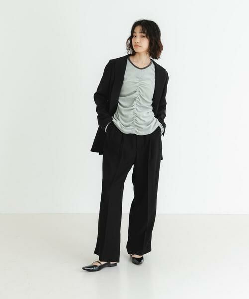 URBAN RESEARCH / アーバンリサーチ Tシャツ | 『MADE IN JAPAN』ベロアボーダーシャーリングカットソー | 詳細16