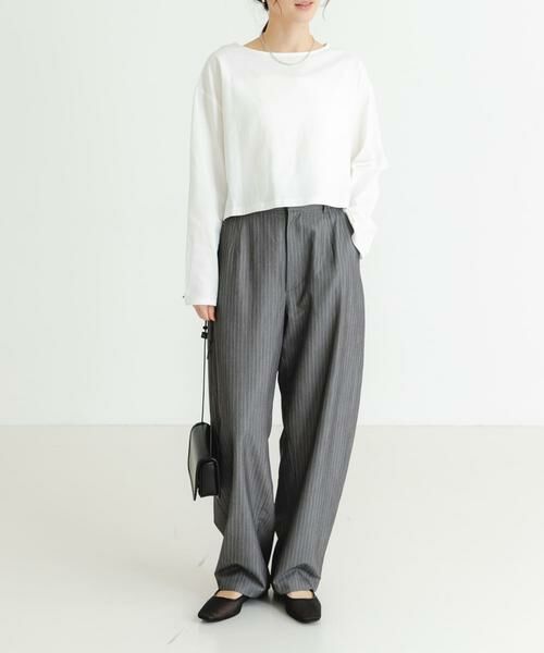 URBAN RESEARCH / アーバンリサーチ Tシャツ | ショート丈ロングスリーブTシャツ | 詳細18