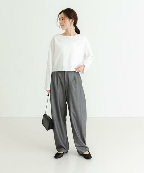 URBAN RESEARCH / アーバンリサーチ Tシャツ | ショート丈ロングスリーブTシャツ | 詳細19